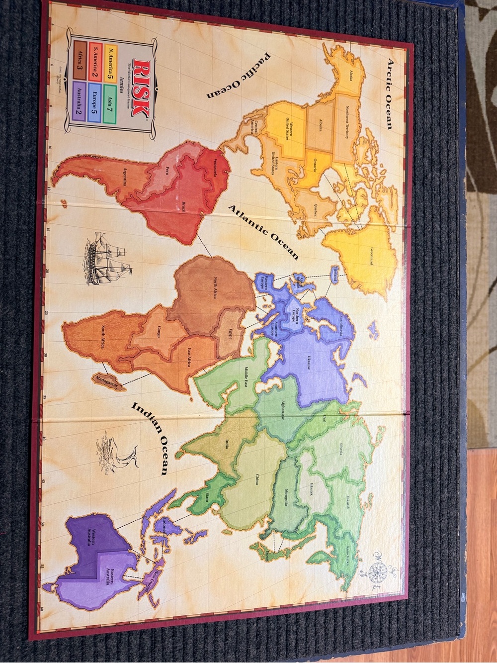 Parker Brothers Risk Board Game the World Conquest Vintage 1993 Edition - Picture 5 of 12